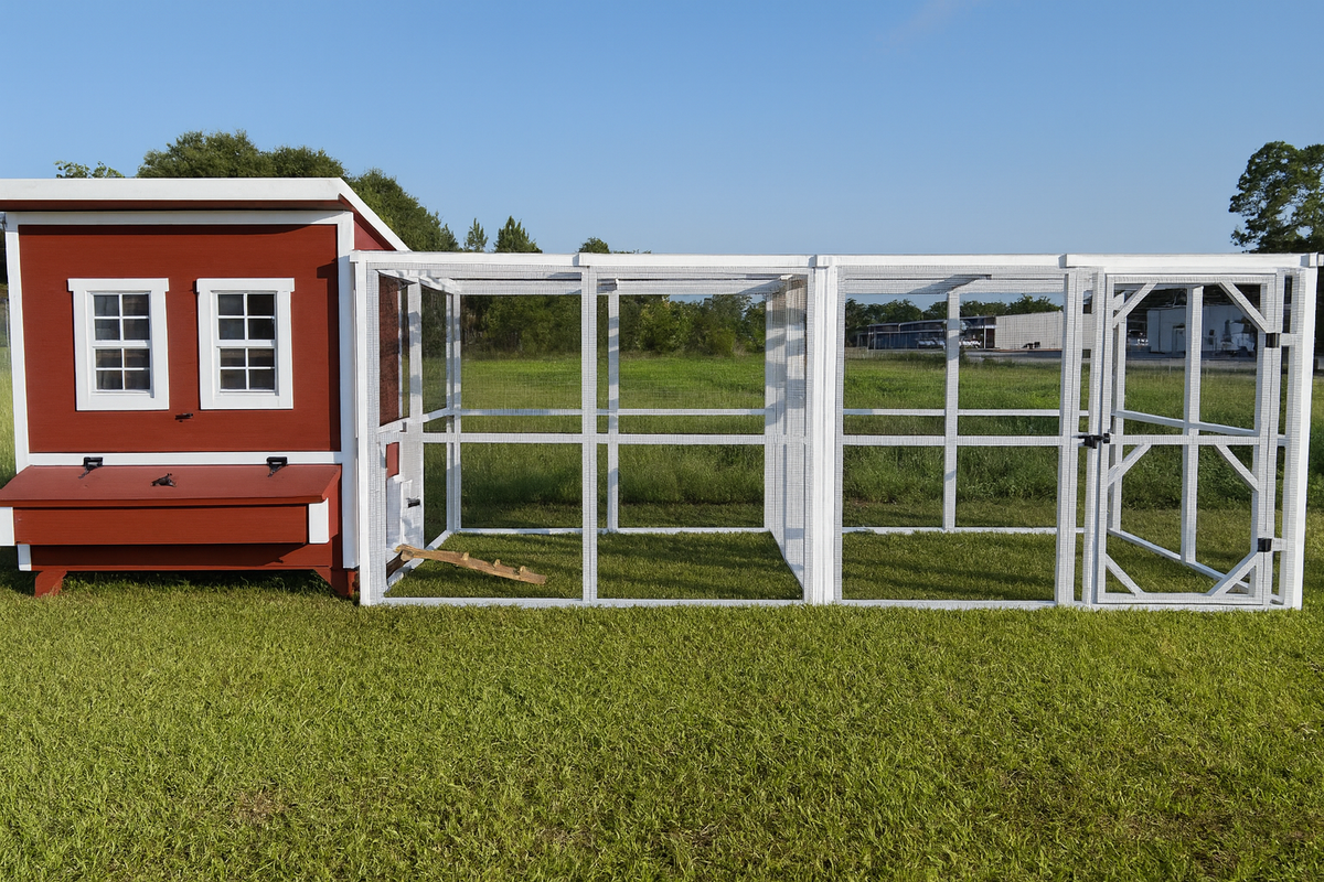 チキン 21-22 BENTL AXTION FOREST Wooden Run Extension Kit (Adds 8 Ft) – OverEZ Chicken Coop