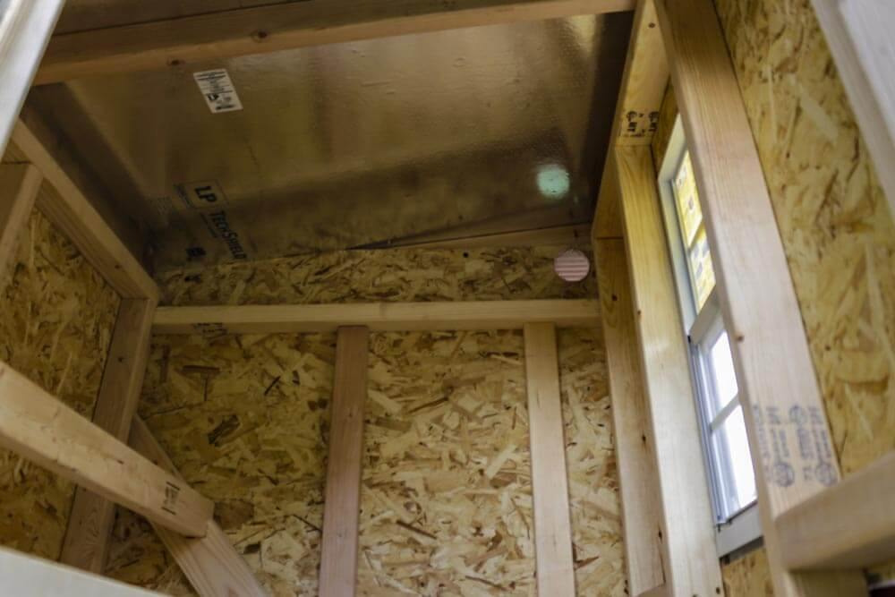 Top Angle View for Inside of the Large American Style OverEZ Chicken Coop