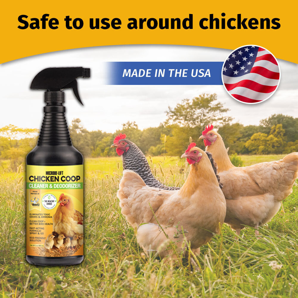 Microbe-Lift Chicken Coop Cleaner & Deodorizer - 32 oz