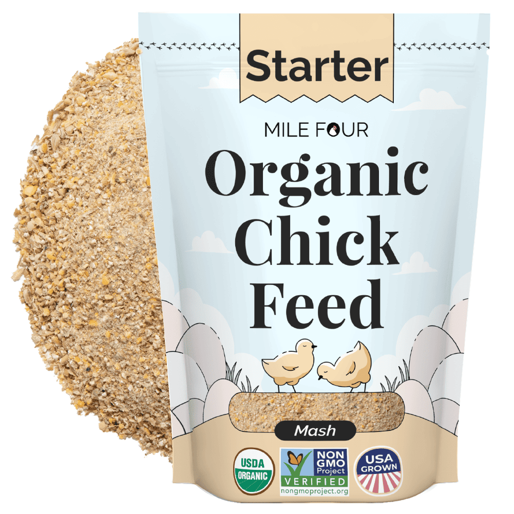 Starter Organic Chicken Feed | OverEZ Chicken Coop