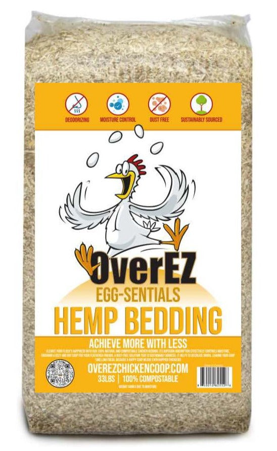 Natural Hemp Hurd Bedding Cranky Frank Hemp Chicken Bedding - 30LB
