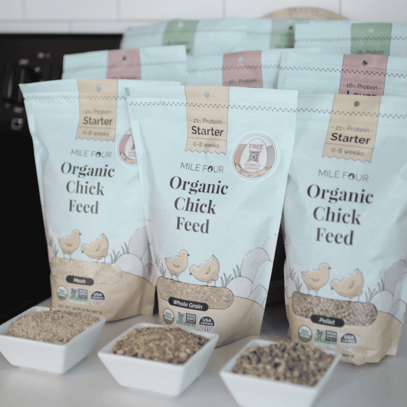 Starter Organic Chicken Feed | OverEZ Chicken Coop
