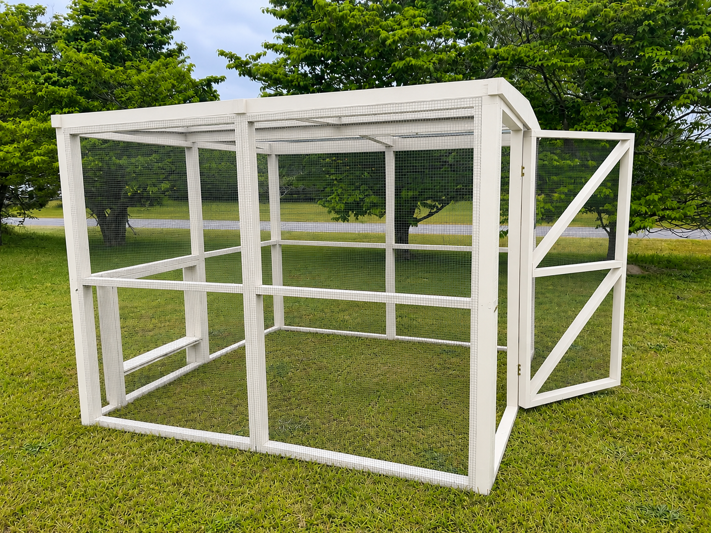 Timber Chicken Run Wooden 8 Ft. OverEZ Chicken Run – OverEZ Chicken Coop
