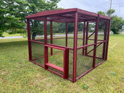 OverEZ Wooden Chicken Run Coop Door Opening