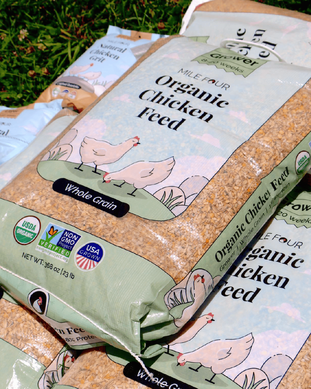 Grower Organic Chicken Feed | OverEZ Chicken Coop