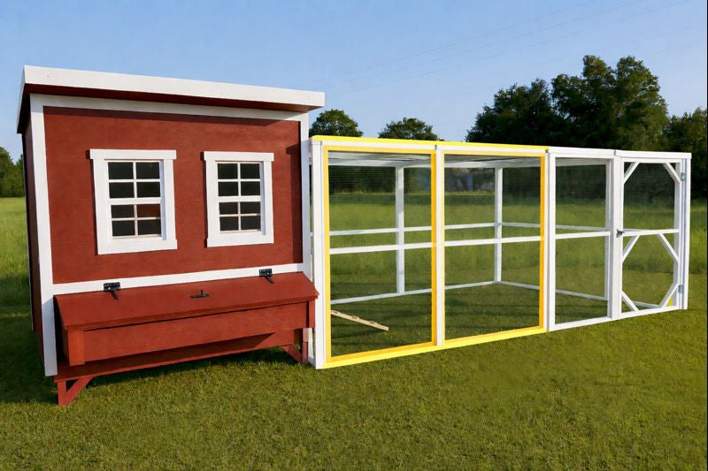 Wooden Run Extension Kit (Adds 8 Ft) – OverEZ Chicken Coop