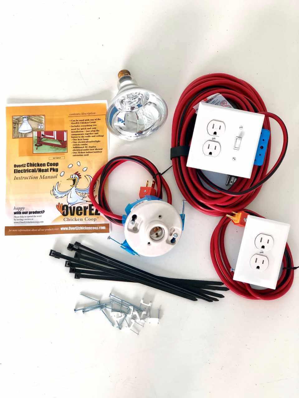 All of the Parts included in OverEZ Electrical Heat Package