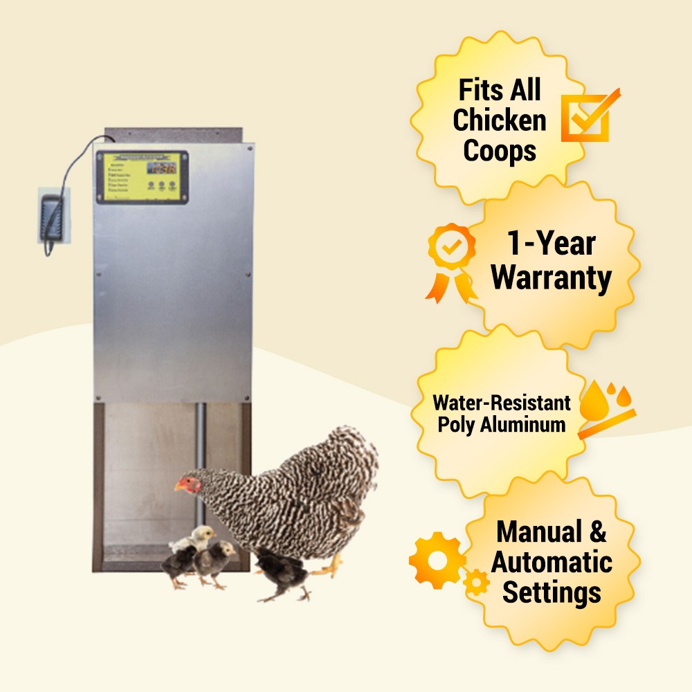 Features of OverEZ Automatic Chicken Coop Door
