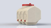 Close Up Side View of an OverEZ Chicken Waterer