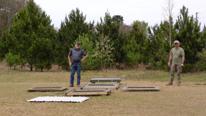 Prior Assembly of the EZ Hunting Blind