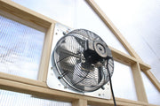 Exhaust fan in EZ Greenhouse