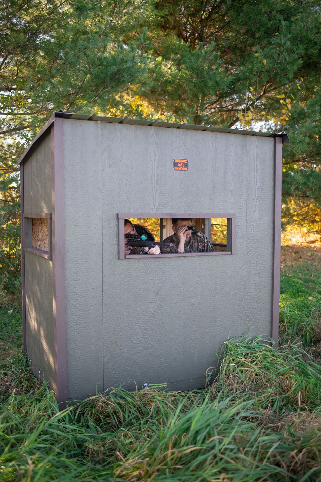 Front Quarter View of 4 x 6 EZ Hunting Blind