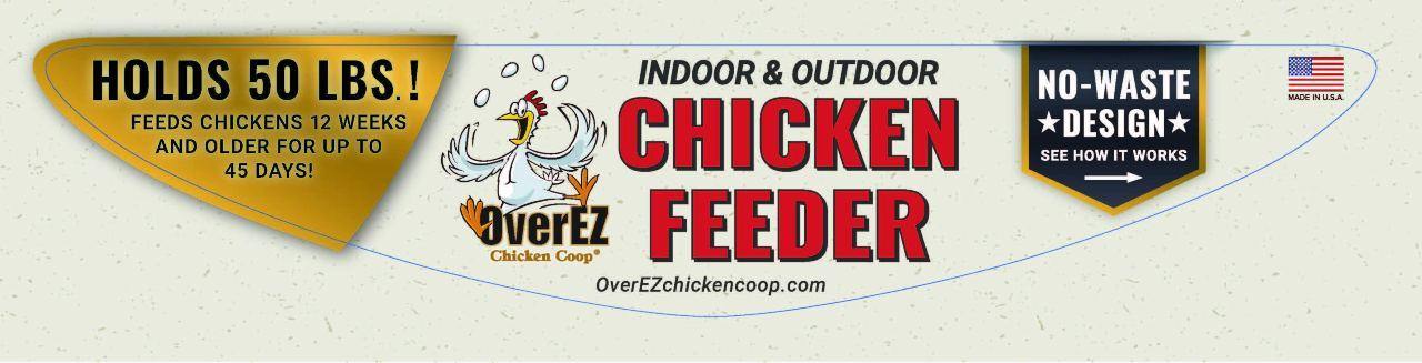 Front Label of an OverEZ Chicken Feeder