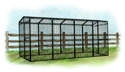 OverEZ Walk-In 15 ft. Chicken Run