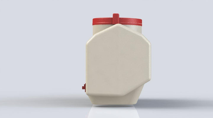 Side View of an OverEZ Chicken Waterer