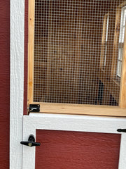 Screen on OverEZ Walk-In Chicken Coop Door