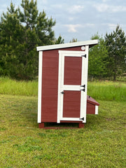 Walk-In OverEZ Chicken Coop with Dutch Style Door