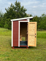 Walk-In OverEZ Chicken Coop with Open Dutch Style Door