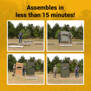 EZ Hunting Blind Assembles in less than 15 minutes
